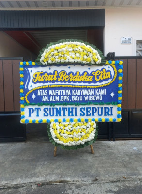 Papan Bunga Duka di Woda